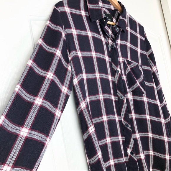 Rails Hunter Plaid Flannel Button Down Shirt - Picture 2 of 14
